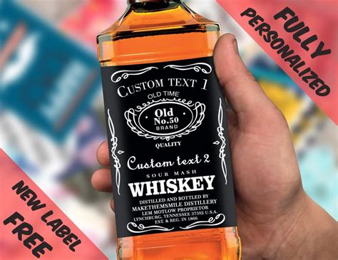 Custom Liquor Bottles Labels